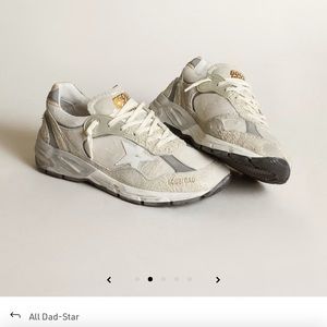 Golden goose dad star sneakers sz 40